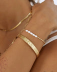 Olivia Gold Cuff Bracelet