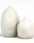 Cucumis Vase - White