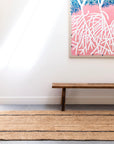 Zebra Bailey Stripe Jute Runner