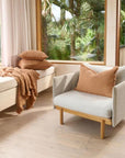 Eadie Element Cushion - Ochre
