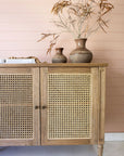 Village Four Door Sideboard - Weathered Oak