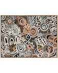 Aboriginal Collection - My Country Art Print - Nude
