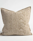 Eadie Lowan Cushion - Natural/Chocolate