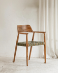 Vivica Dining Chair - Olive Leather