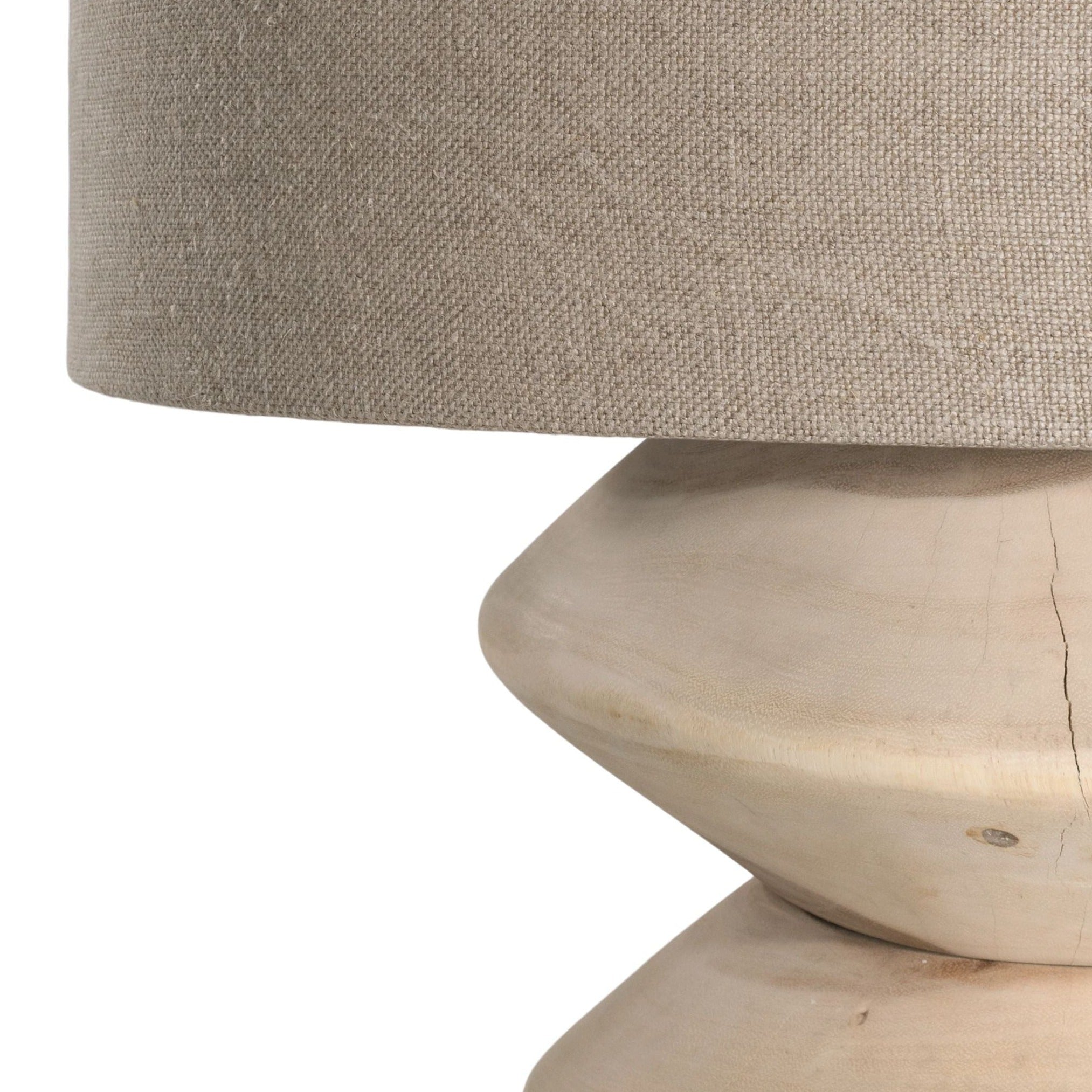 Uniqwa Stacks Table Lamp Oatmeal Jarvis + Jarvis Home