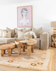 Uniqwa Collections Tamale Low Side Table - Natural