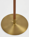 Hunter Leather and Brass Floor Lamp