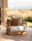 Baya Caspian Outdoor Cushion Tobacco