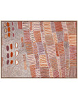 Aboriginal Collection - Lupul Red Canvas Art Print