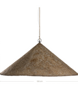 Uniqwa Khufu Pendant in Dark Roast