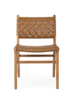 Paloma Woven Leather Dining Chair