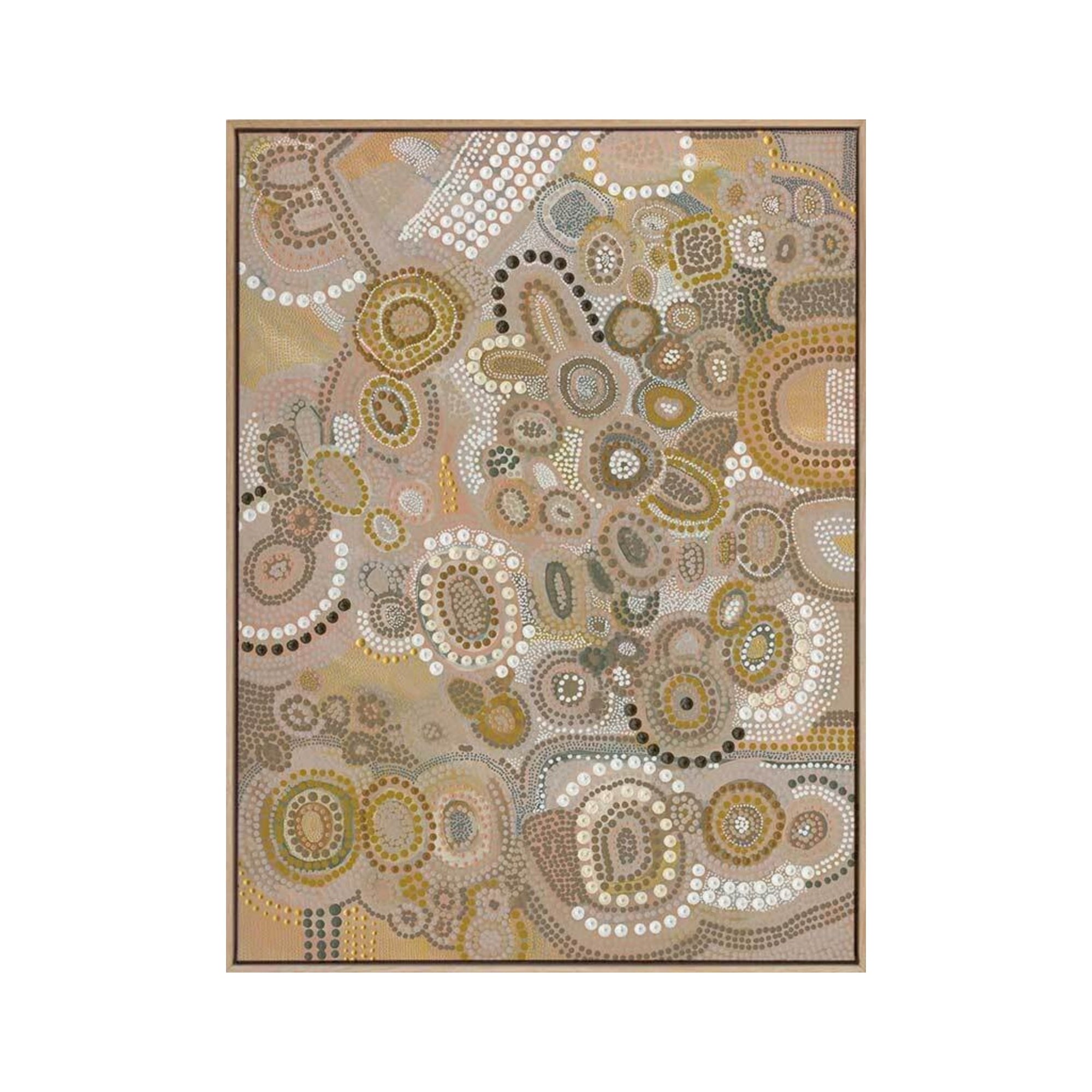Aboriginal Art Collection - Nganhali Canvas Art Print