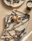 Linea Rectangle Marble Tray