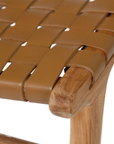 Paloma Woven Leather Backed Counter Stool