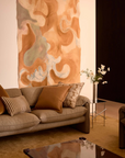 Ginkgo Bronze Linen Cushion