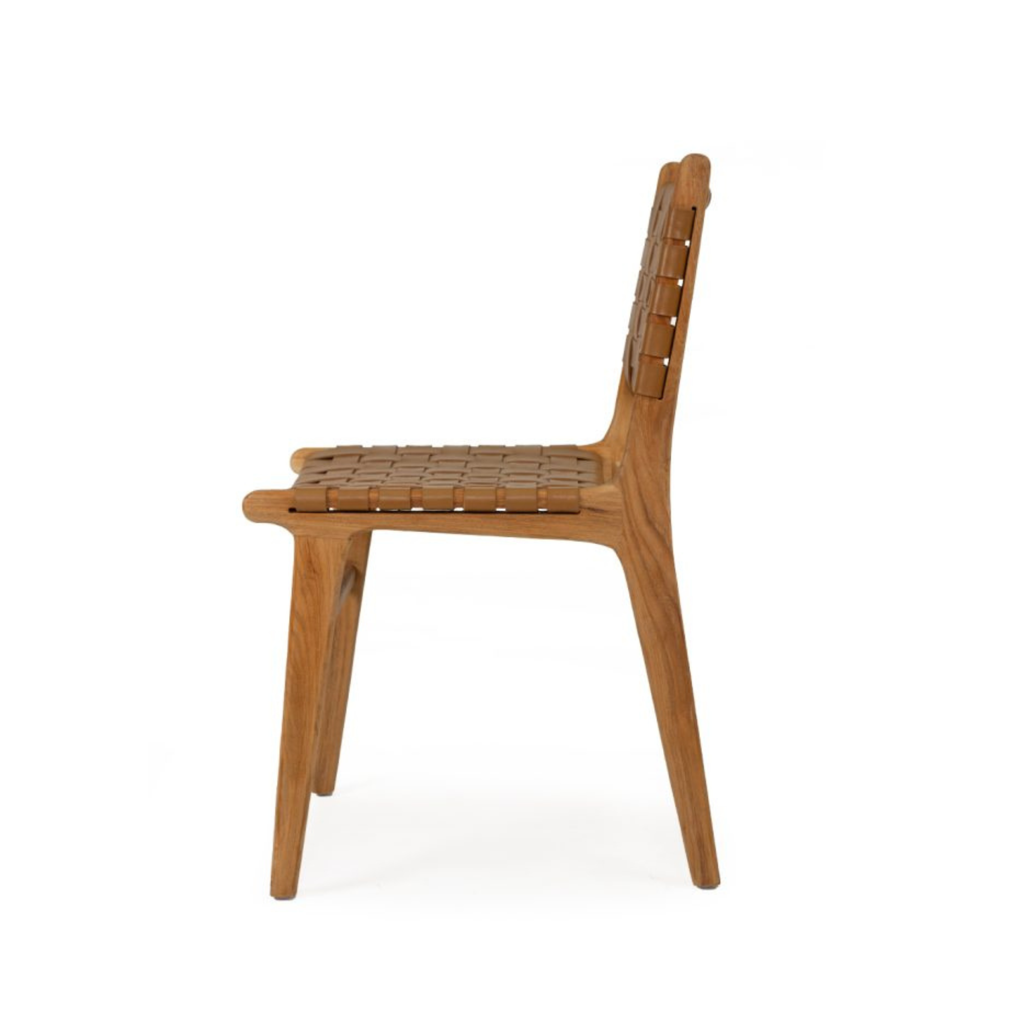 Paloma Woven Leather Dining Chair