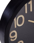 Cuneen Wall Clock Black