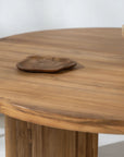 Avus Round Dining Table in Natural