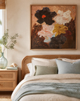 Golden Hour Blooms Canvas Art Print
