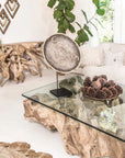 Uniqwa Collections Teak Root Coffee Table
