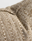 Eadie Lowan Cushion - Natural/Chocolate