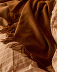 Camille Caramel/Latte Throw