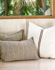Eadie Lowan Cushion - Natural/Chocolate