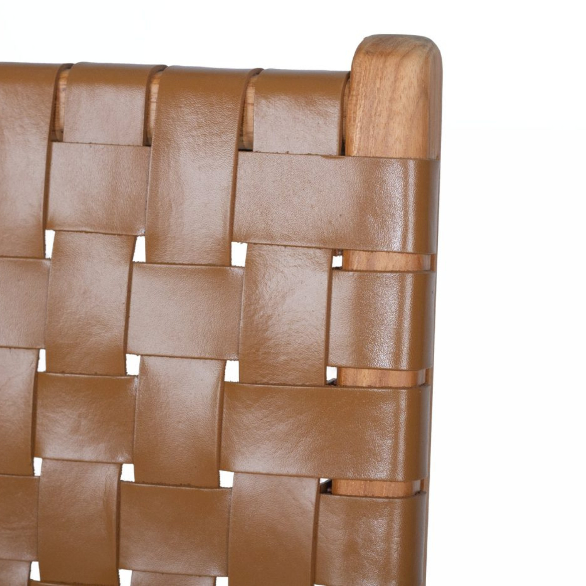 Paloma Woven Leather Dining Chair