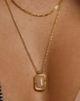 Teo Gold Necklace - Rose