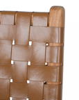 Paloma Woven Leather Backed Counter Stool