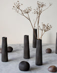 Pebble Vase - Charcoal