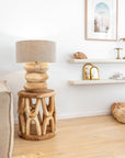 Uniqwa Stacks Table Lamp - Oatmeal