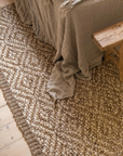 Zebra Tulloch Twist Jute Rug