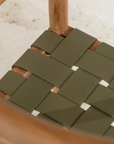 Vivica Dining Chair - Olive Leather
