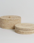 Round Palm Fibre Placemats by The Dharma Door