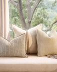 Eadie Lowan Cushion - Natural/Chocolate