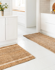 Zebra Lewis Self Stripe Wool & Jute Runner