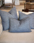 Eadie Halycon Linen Cushion