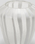 Bengal Stripe Vase Candy Cane by The Foundary