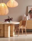 Kempsey Leather Backed Dining Chair - Toffee