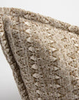 Eadie Lowan Cushion - Natural/Chocolate