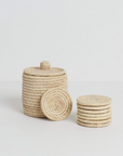 Round Palm Fibre Coasters by The Dharma Door