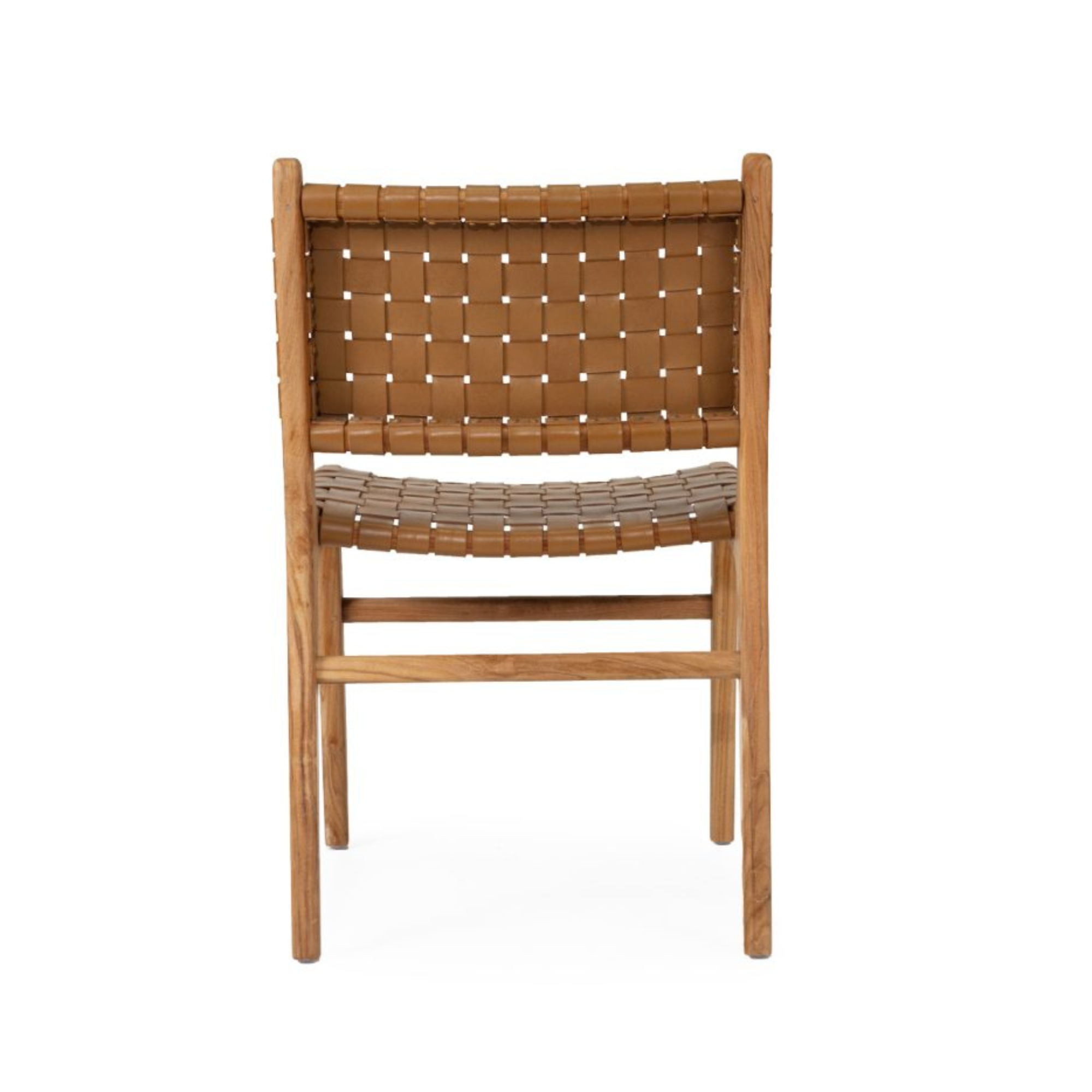 Paloma Woven Leather Dining Chair
