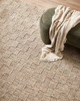 Ollo Checker Beige Floor Rug