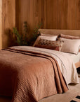 Mae Maple Pure Linen Bolster Cushion