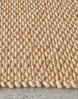 J+J Honeycomb Natural Jute Rug