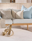 Eadie Lowan Cushion - Natural/Chocolate