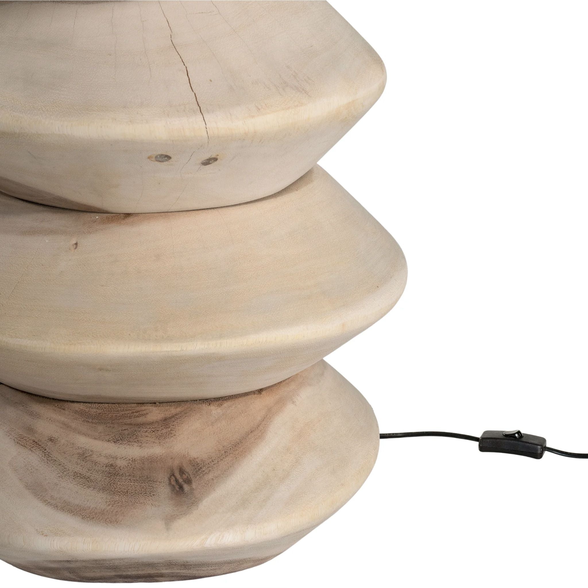 Uniqwa Stacks Table Lamp - Oatmeal