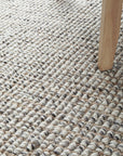 J+J Nanyama Wool/Jute Rug - Grey