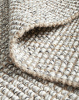 J+J Nanyama Wool/Jute Rug - Grey